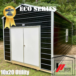 10x20 Utility Shed-Eco Metal 250513