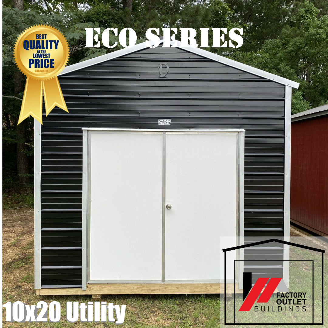 10x20 Utility Shed-Eco Metal 250513 - Image 3