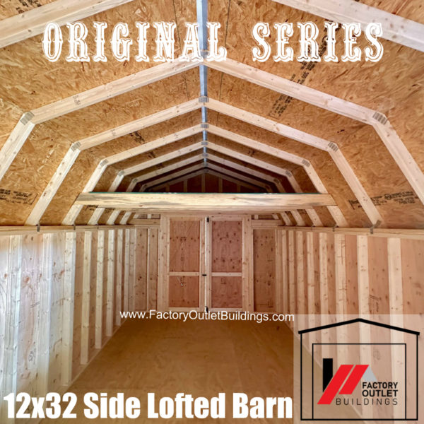 12x32 Side Lofted Barn 240224 - Image 5
