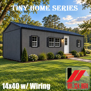 14x40 2BR-1Ba Tiny Home Framing & Electric 250858