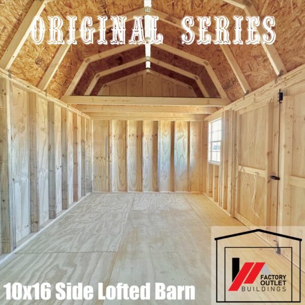 10x16 Side Lofted Barn 240942 - Image 4