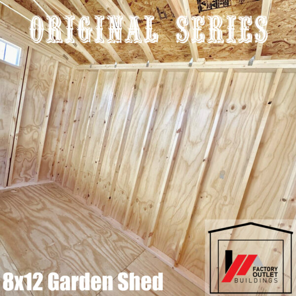 8x12 Garden Shed 241841 - Image 4