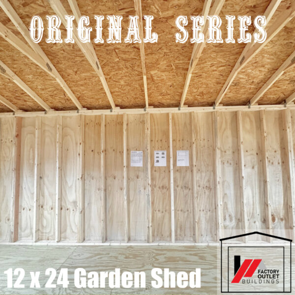 12x24 Garden Shed 240993 - Image 4