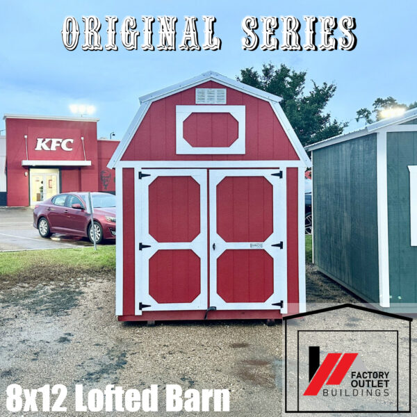 8x12 Lofted Barn 231221 - Image 2