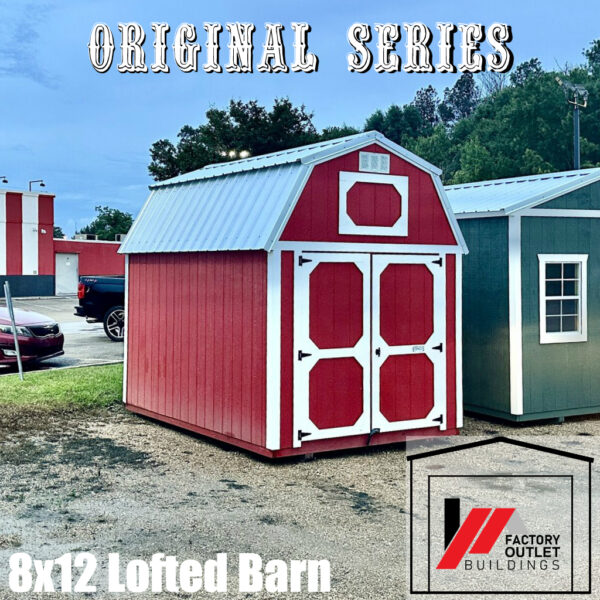 8x12 Lofted Barn 231221 - Image 3
