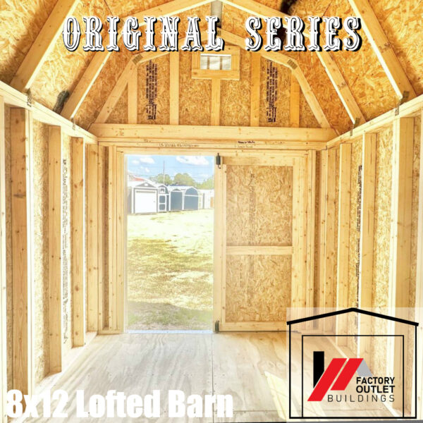 8x12 Lofted Barn 231221 - Image 5