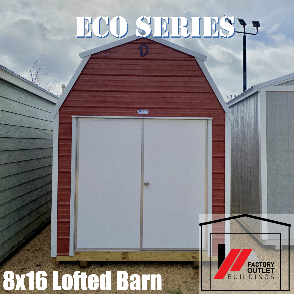 8x16 Lofted Barn-Eco Metal 250441 - Image 3