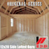 Original Series 12x20 Side Lofted Barn in South Mississippi and South Louisiana