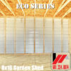 8x16 Eco Series metal garden shed for sale in South Mississippi