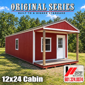 12x24 Cabin-Fireweed Red-240211