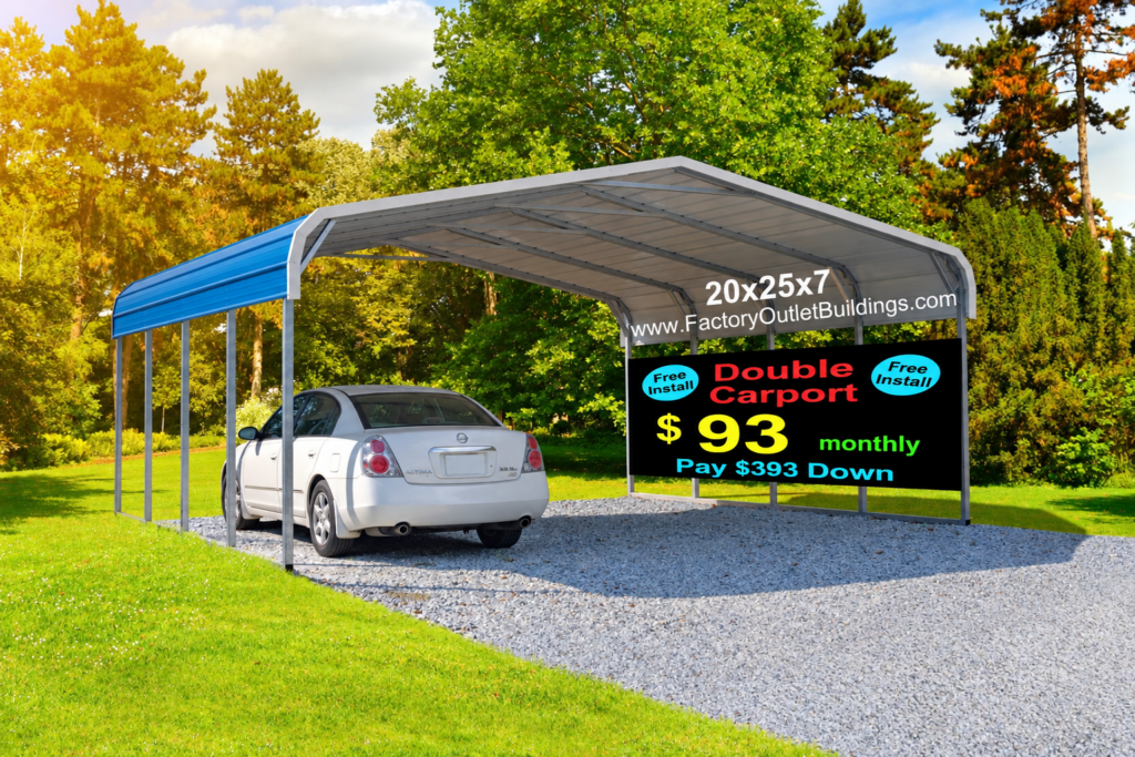 Double Carport for Mississippi & Louisiana